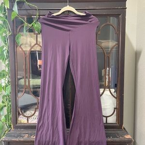 Aerie Purple Wide Leg Pants